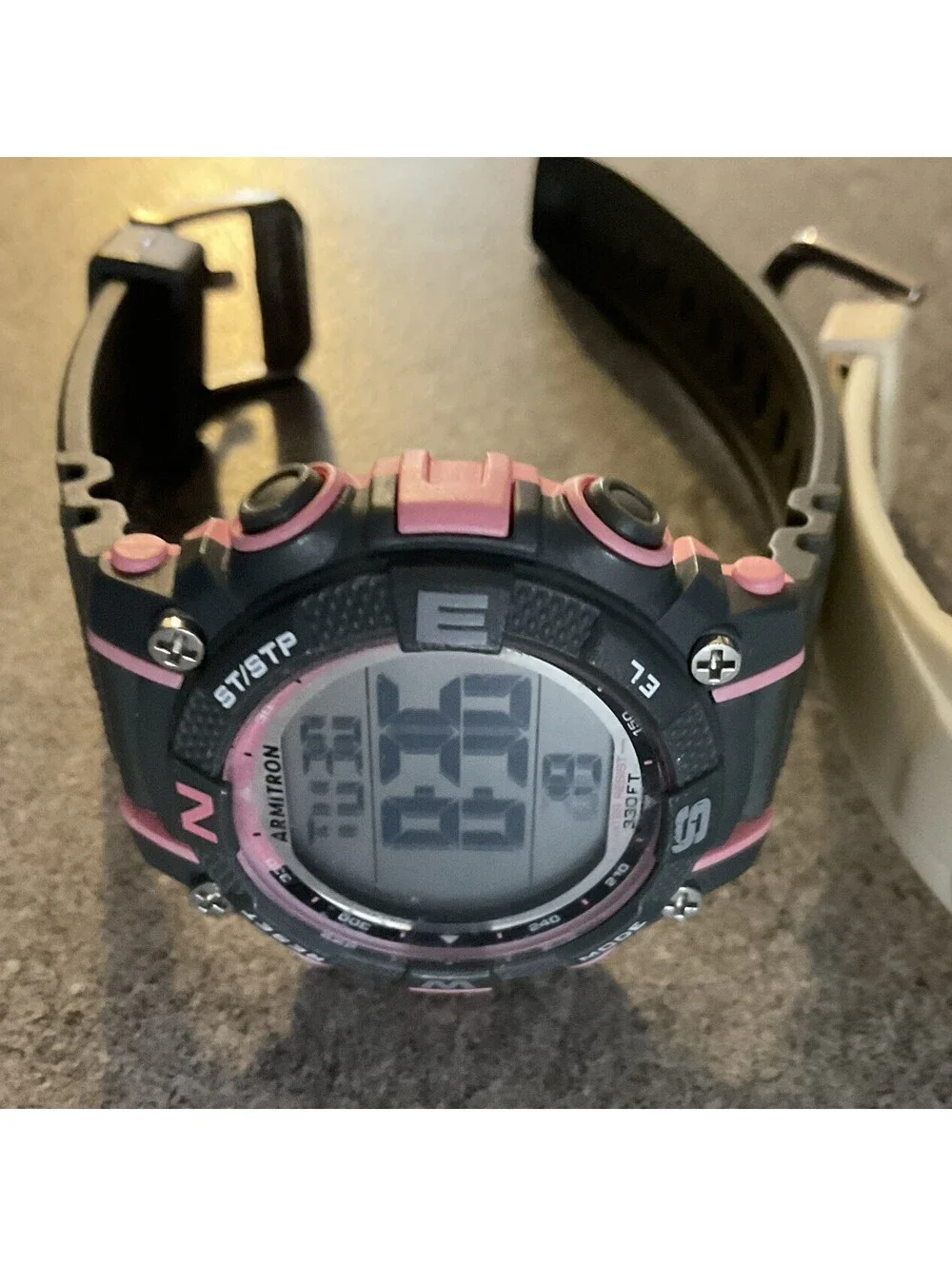 Pair Of Armitron & Marathon Digital Womens Watches Both Watches Run Great Bin I